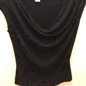 Three Dots Cowl Neck Top